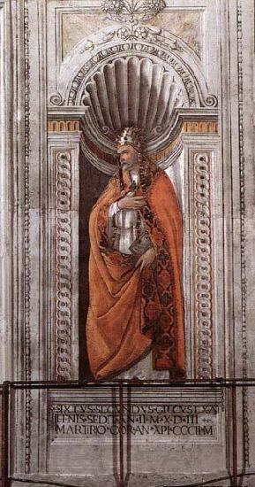 BOTTICELLI, Sandro St Sixtus II Spain oil painting art